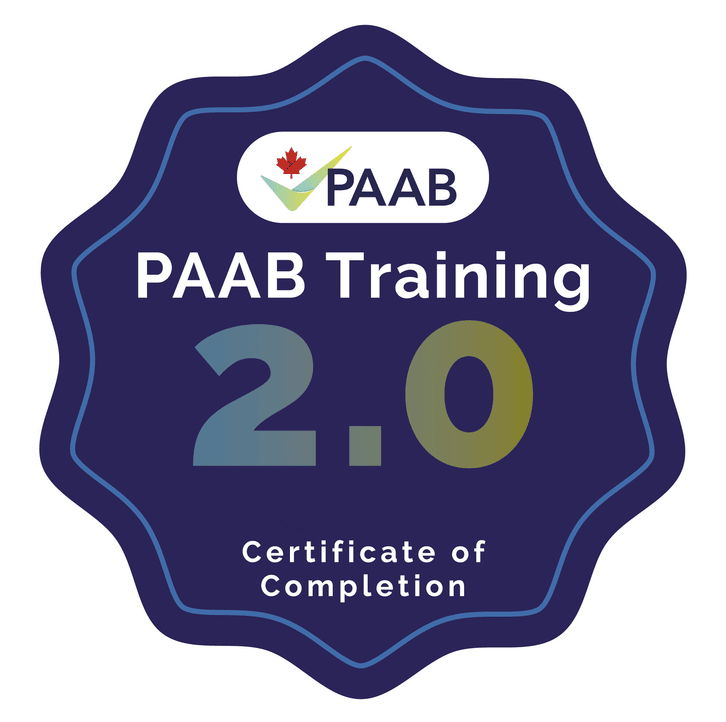 PAAB Training 2.0 Badge